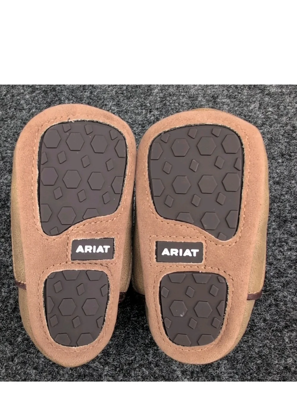 Ariat Boots Infant Lil Stompers Anthem Patriot Brown Western Babies Booties